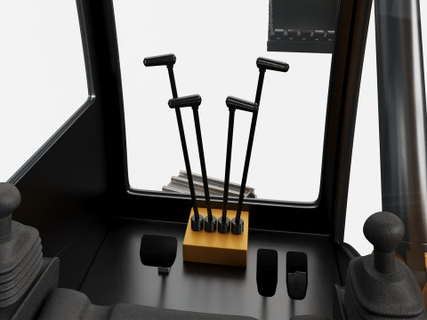 SY245H Tracked Excavator 3D Model