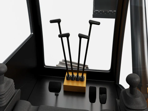 Escavatore cingolato SY245H Modello 3D