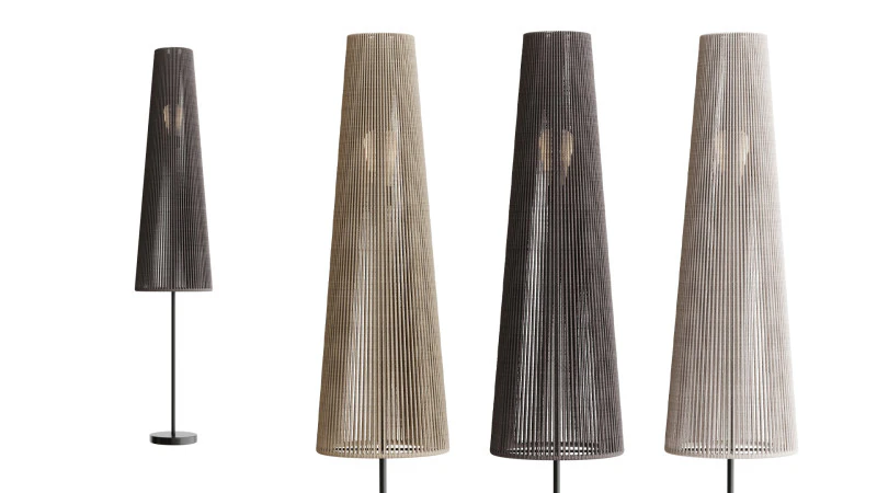 T1 フロアランプ 3Dモデル .c4d .max .obj .3ds .fbx .stl .blend