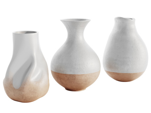 Set di decorazioni per vasi Modello 3D