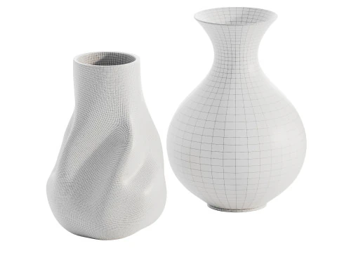 Vases Decor Set 3D Model