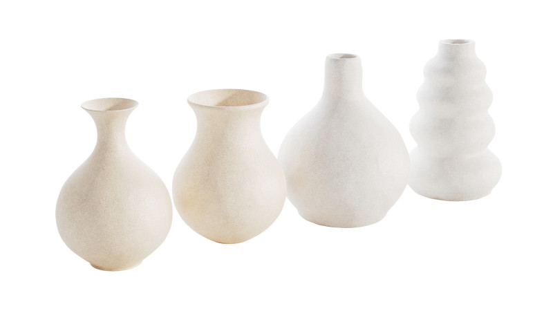 Vases Decor Set 02 3D Model .c4d .max .obj .3ds .fbx .stl .blend 