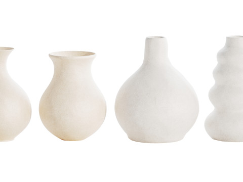 Vases Decor Set 02 3D Model
