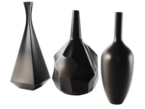 Set decorazioni vasi 03 Modello 3D