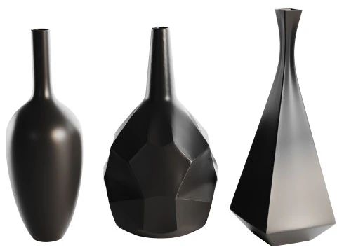 Set decorazioni vasi 03 Modello 3D