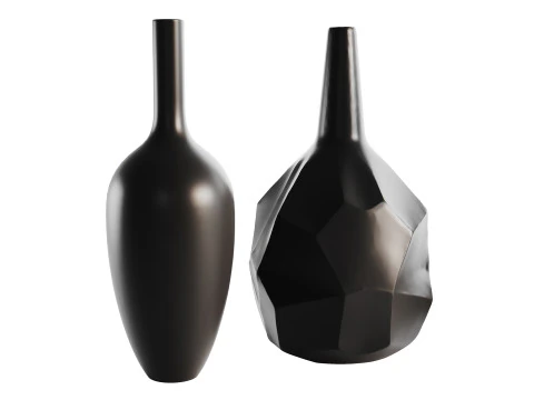 Set decorazioni vasi 03 Modello 3D