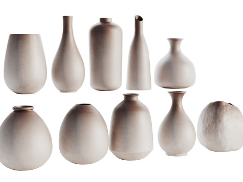 Набір декору для ваз 04 3D Модель