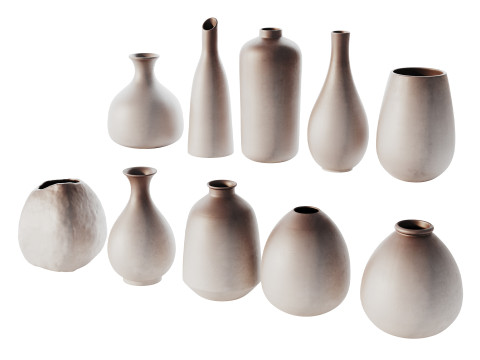 Набір декору для ваз 04 3D Модель