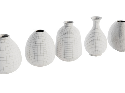 Набір декору для ваз 04 3D Модель