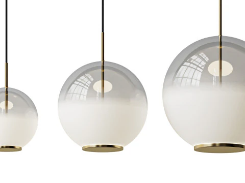 Подвесные светильники VENICEM Misty 3D Модель