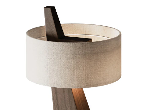 Lampada da tavolo in stile Wabi Sabi Modello 3D