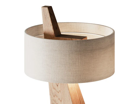 Lampada da tavolo in stile Wabi Sabi Modello 3D