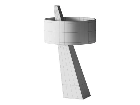 Lampada da tavolo in stile Wabi Sabi Modello 3D