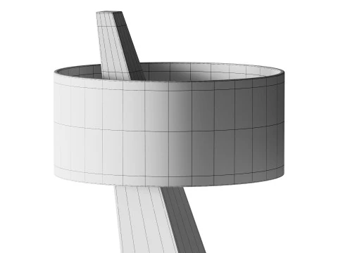 Lampada da tavolo in stile Wabi Sabi Modello 3D