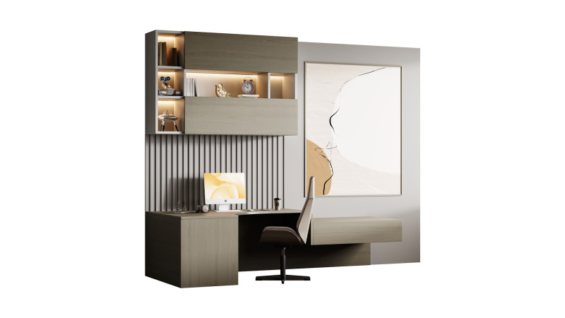 Workplace for Children 270-001 3D Model .c4d .max .obj .3ds .fbx .stl .blend 