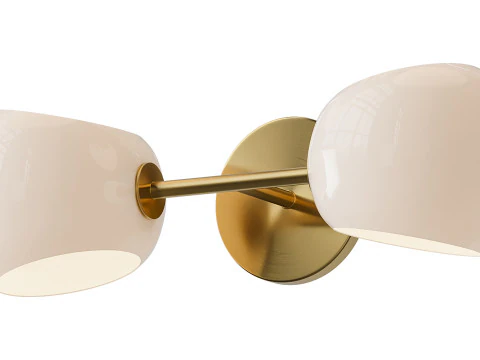 Xaviero Glass Vanity Light 3D Модель