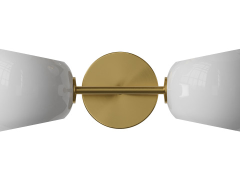 Xaviero Glass Vanity Light 3D Model