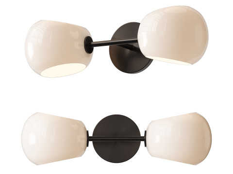 Xaviero Glass Vanity Light 3D Model