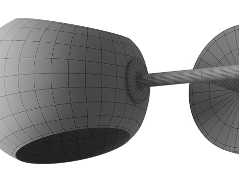 Xaviero Glass Vanity Light 3D Model