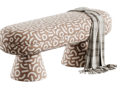 祖玛长凳 3D 模型