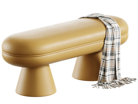 祖玛长凳 3D 模型