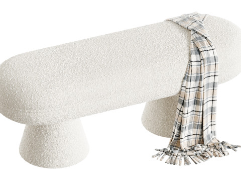 祖玛长凳 3D 模型