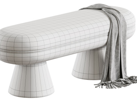 祖玛长凳 3D 模型