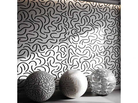 壁紙44 3Dモデル