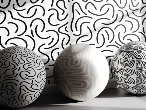 壁紙44 3Dモデル