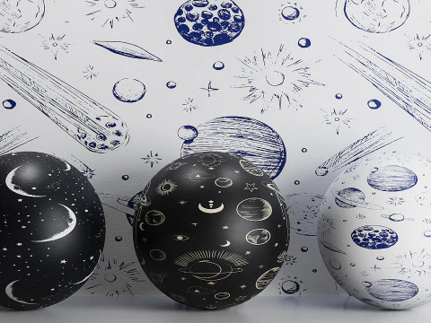 kertas dinding 55 Model 3D