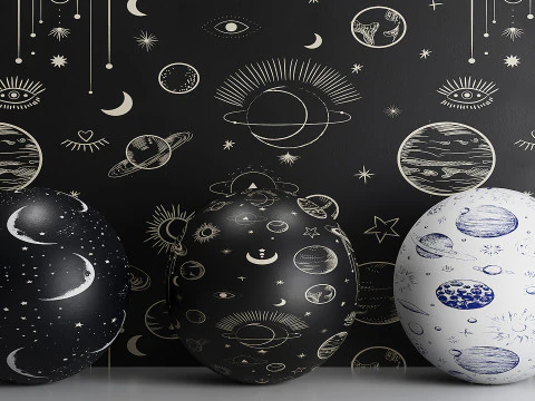 kertas dinding 55 Model 3D