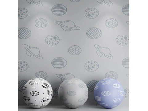 Carta da parati 57 Modello 3D