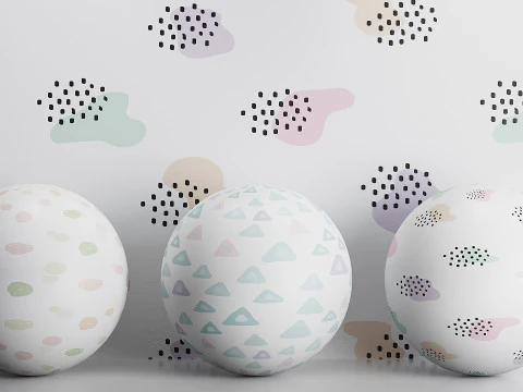 Carta da parati 58 Modello 3D