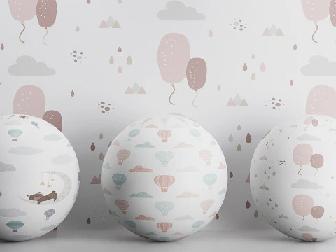 Carta da parati 62 Modello 3D