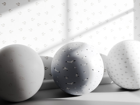 Carta da parati 73 Modello 3D