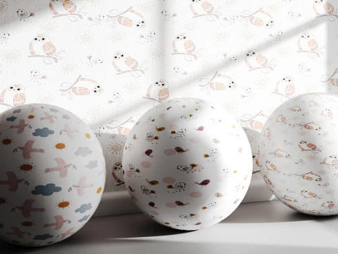 Carta da parati 75 Modello 3D