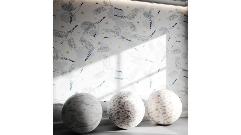 Wallpaper 76 3D Model .c4d .max .obj .3ds .fbx .stl .blend 