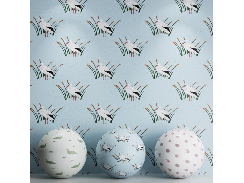 Papel de parede 80 Modelo 3D