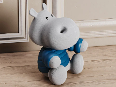 Рабочее место для детей 12 3D Модель