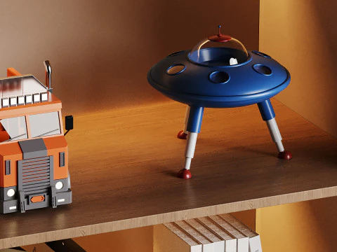 Workplace for Children 18 3D Model