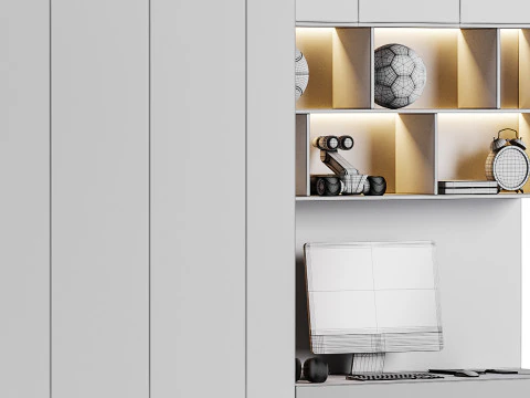 Workplace for Children 19 3D Model