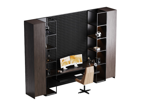 Arbeitsplatz f&uuml;r Kinder 20 3D Modell