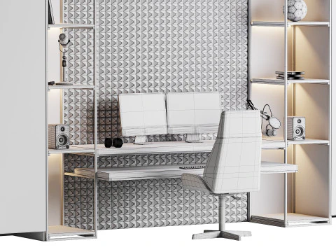 Workplace for Children 20 3D Model
