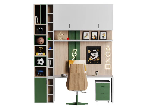 Luogo di lavoro per i bambini 21 Modello 3D