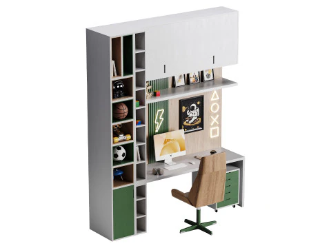 Luogo di lavoro per i bambini 21 Modello 3D