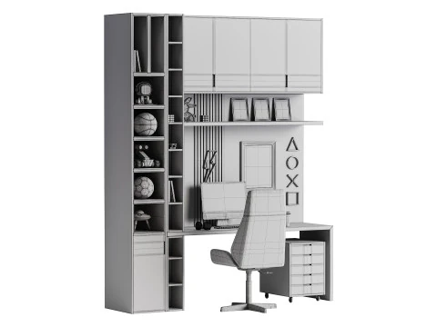 Luogo di lavoro per i bambini 21 Modello 3D