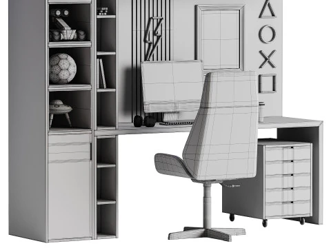 Luogo di lavoro per i bambini 21 Modello 3D