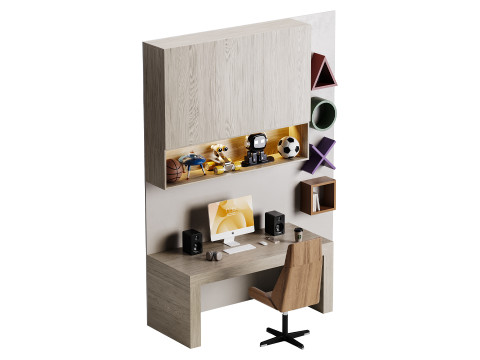 Arbeitsplatz für Kinder 22 3D Modell