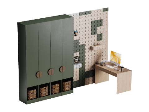 Arbeitsplatz für Kinder 26 3D Modell