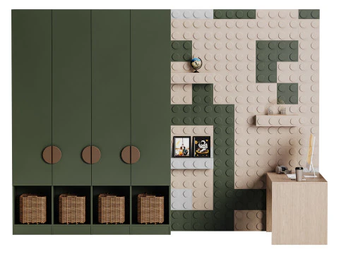 Luogo di lavoro per i bambini 26 Modello 3D